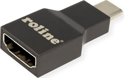 Picture of Roline Type C - HDMI Adapter, M/F, grey