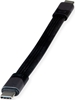 Изображение Roline USB4 Gen3x2 Cable, PD (Power Delivery) 20V5A, with Emark, C-C, M/M, black, 15 cm