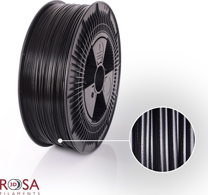 Attēls no ROSA3D Filament PETG czarny (ROSA3D-2925)