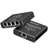 Picture of Rozdzielacz splitter Ethernet  mini SWITCH 1x4 RJ45 | 1000Mb/s | USB-C | Aluminium 