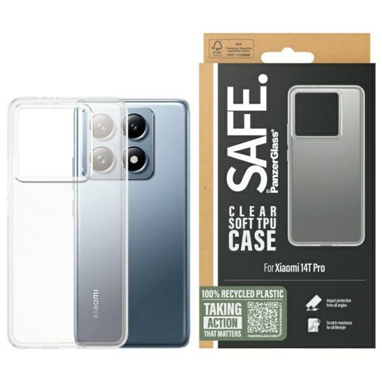 Picture of SAFE by PanzerGlass Xiaomi 14T Pro       Hardcase przeroczysty/clear SARTPUCG58319