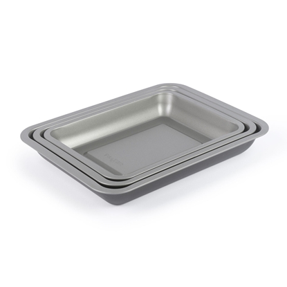Picture of Salter BW13675 Essentials 3-Piece Roasting Tray Set