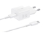 Изображение Samsung EP-T2510EWE + EP-DN980BWE Samsung USB-C 25W Travel Charger + USB-C Data Cable White (OOB Bulk)