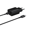 Изображение Samsung Samsung 25W EP-TA800EBE USB-C Wall Charger with Samsung EP-DA705BBE USB-C / USB-C Cable - Black
