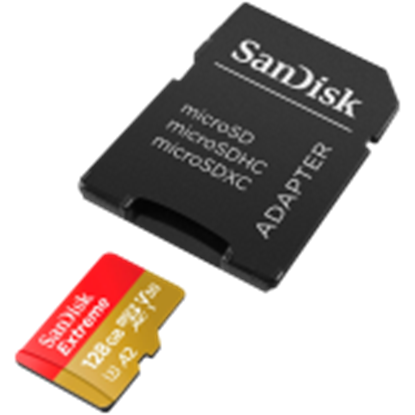 Изображение Sandisk Extreme 128GB MicroSDXC + Adapter
