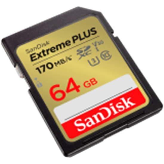 Изображение SanDisk Extreme Plus SDXC 64GB 