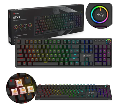 Attēls no Savio Styx Outemu Peach silent Keyboard