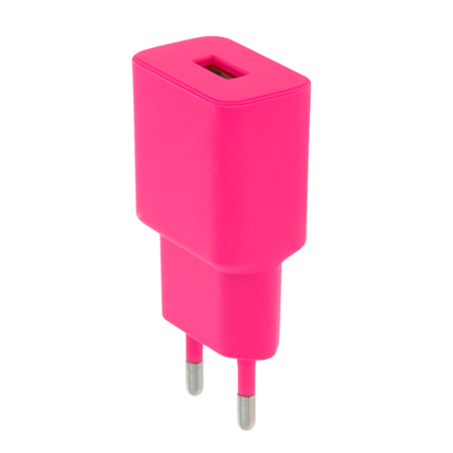 Picture of Setty charger 1x USB 2,4A LSIM-A-126 pink