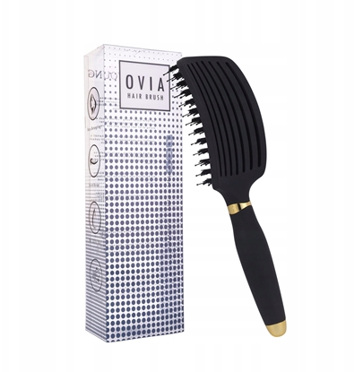 Picture of SISTER YOUNG_Ovia Hair Brush szczotka do wosów z wosiem dzika Black