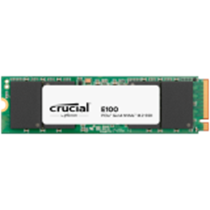 Изображение SSD|CRUCIAL|E100|2TB|M.2|NVMe|Write speed 4500 MBytes/sec|Read speed 5000 MBytes/sec|CT2000E100SSD8