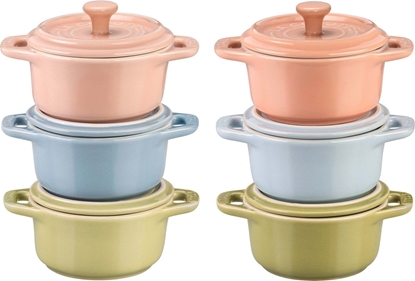 Attēls no STAUB GIFT GIVING 4x Mini cocotte okrgy 10 cm, wielokolorowe