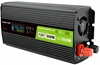 Picture of Strāvas pārveidotājs Green Cell PowerInverter LCD 12 V 500 W/1000 W Pure Sine Wave