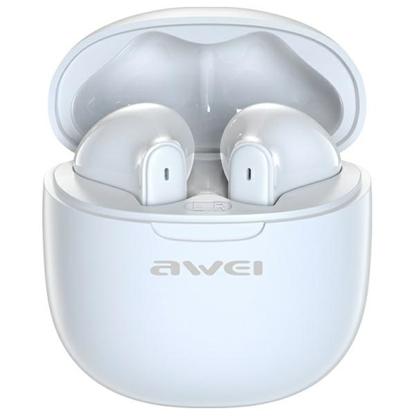 Picture of Suchawki Awei AWEI Bluetooth 5.3 T68 ENC TWS headphones + docking station white