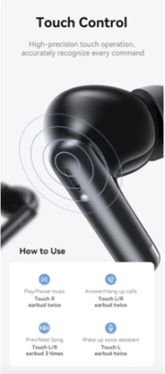 Изображение Suchawki Bluetooth TWS USAMS IF27 bezprzewodowe czarny