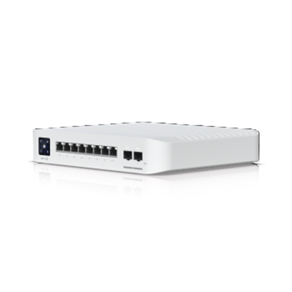 Изображение Switch|UBIQUITI|USW-PRO-8-POE|Type L3|2xSFP+|8xRJ45|PoE+ ports 8|120 Watts|USW-PRO-8-POE