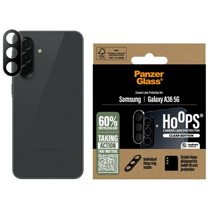 Attēls no Szko hartowane na obiektyw PanzerGlass  Hoops Lens Protector do Samsung Galaxy A36 5G przezroczysty