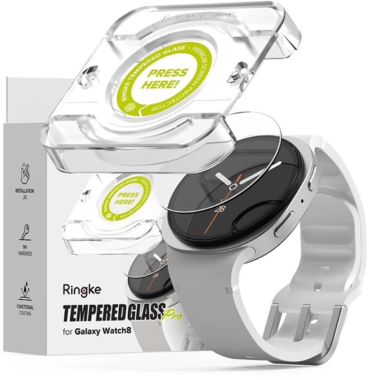 Изображение Ringke Ringke Tempered Glass Pro 2-pack for Samsung Galaxy Watch 8 40mm - Clear