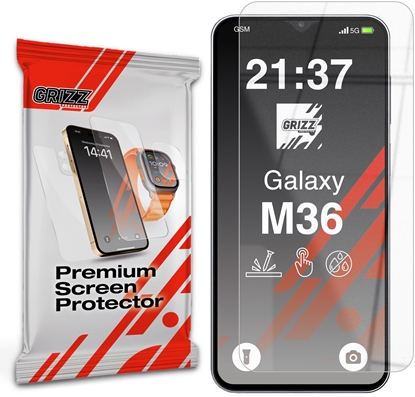 Attēls no Szko hybrydowe GrizzGlass HybridGlass do Samsung Galaxy M36