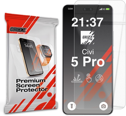 Attēls no Szko hybrydowe GrizzGlass HybridGlass do Xiaomi Civi 5 Pro