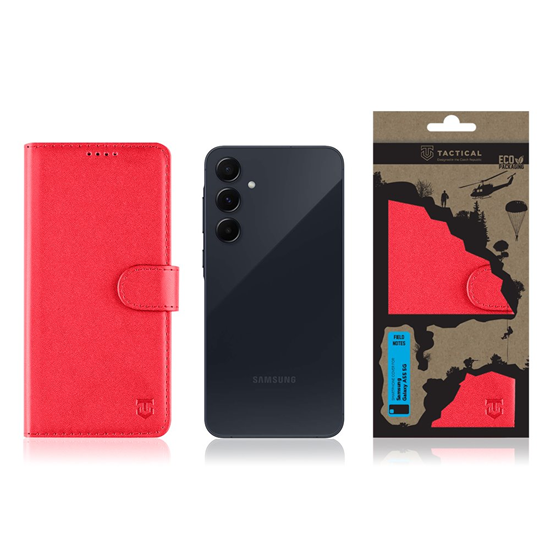 Изображение Tactical Field Notes for Samsung Galaxy A55 5G Red
