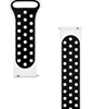 Picture of Tactical 20mm Double Silicone Watch Band White Black