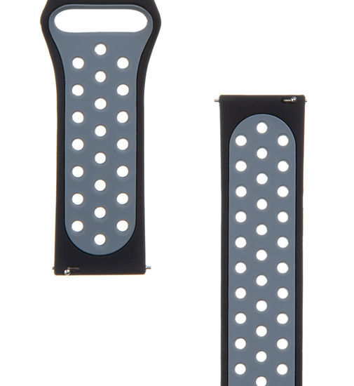 Picture of Tactical - Tactical 267 Double Silicone Band 22mm Black/Grey