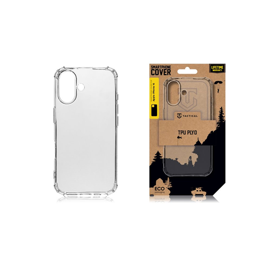 Picture of Tactical TPU Plyo Cover for Apple iPhone 16 Transp