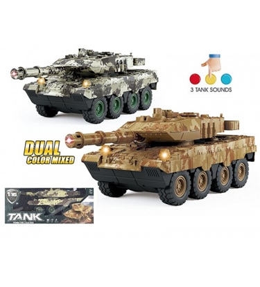 Picture of Tanks ar skaņu un gaismu, inercija 26 cm 614291