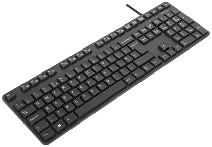 Picture of Targus - Tastatur-und-Maus-Set - full size - antimicrobial - USB - QWERTY - Spanisch - Schwarz