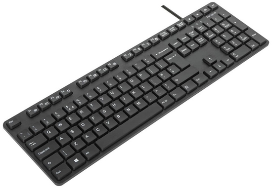 Picture of Targus - Tastatur-und-Maus-Set - full size - antimicrobial - USB - QWERTY - Spanisch - Schwarz