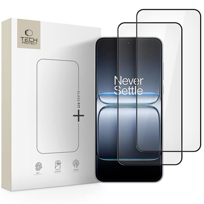 Изображение TECH-PROTECT GLASS aizsargstikls FIT+ 2-PACK ONEPL