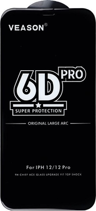 Picture of TelForceOne Szko Hartowane 6D Pro Veason Glass - do Iphone 12 / 12 Pro czarny