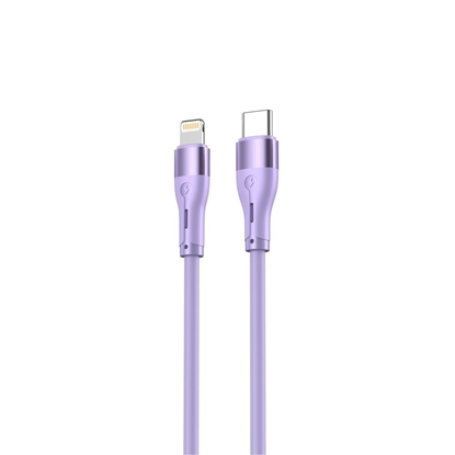 Picture of Tellur Silicone Type-C to Lightning Cable PD30W 1m Purple