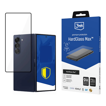 Изображение Tempered glass 3mk HardGlass Max Black for Samsung