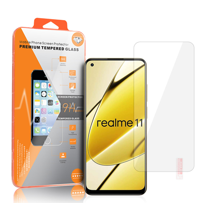 Picture of Tempered Glass Orange for REALME 11 4G|SAMSUNG A52