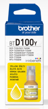 Изображение Tinte Brother BTD100Y Yellow