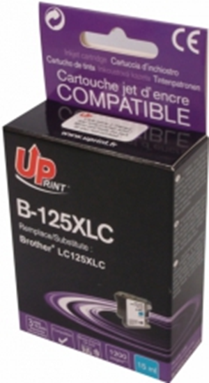 Изображение Tintes kārtridžs UPrint Brother LC125XLC Cyan