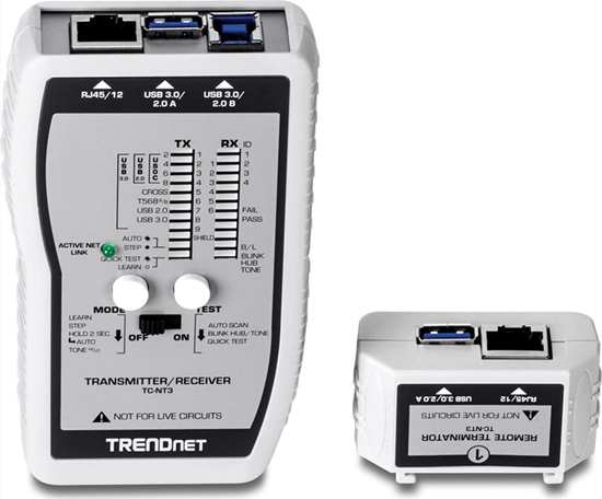 Picture of Trendnet Kabeltester mit Tasche VDV & USB bis zu 300m