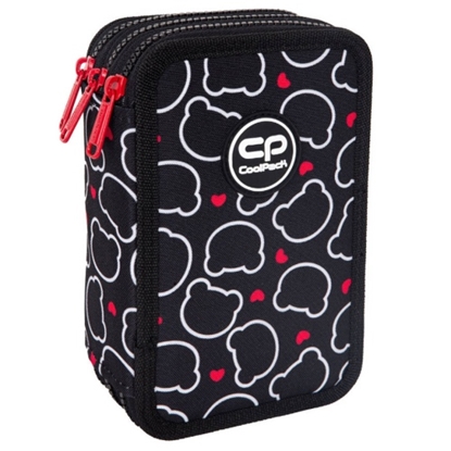 Attēls no Triple decker pencil case with equipment CoolPack Jumper 3 BEAR
