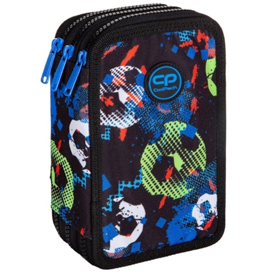 Picture of Triple decker pencil case with equipment CoolPack Jumper 3 FOOTBALL