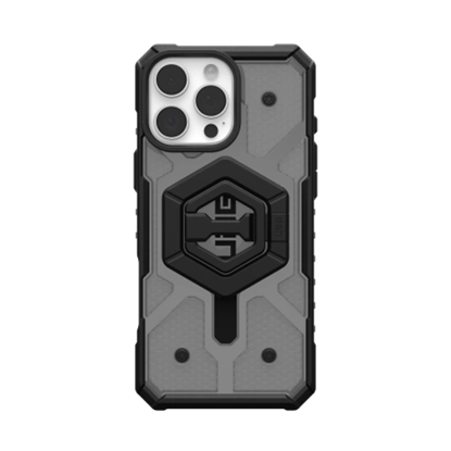 Picture of UAG UAG Pathfinder Clear Magsafe Bundle Case with Magnetic Ring Stand for iPhone 16 Pro Max - Black