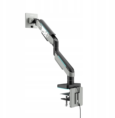 Изображение Uchwyt na monitor 49 cali, szaro-czarny LED RGB X-ARM