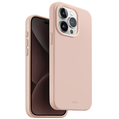 Attēls no UNIQ etui Lino Hue iPhone 15 Pro 6.1" Magclick Cha