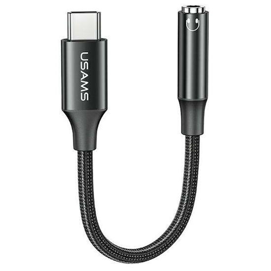Picture of USAMS AU16 Adapter USB-C - jack 3.5m biały|white S