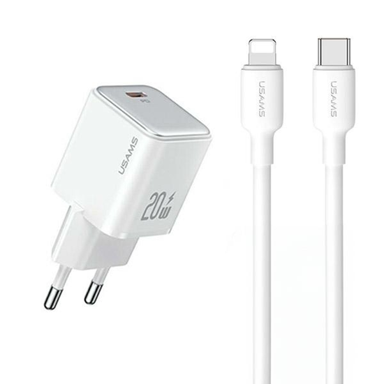 Picture of USAMS Ład. siec. 1xUSB-C PD20W PD3.0 Fast Charging