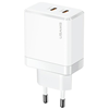 Изображение USAMS Ład. siec. 2xUSB-C T54 40W (only head) PD Fa
