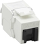 Attēls no Value Cat.6A (Class EA) Keystone, RJ-45, UTP, tool-free, silver, white