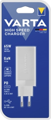 Изображение Varta Ladegerät High Speed Charger 65W 2x USB-C 1x USB-A