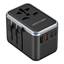 Picture of Vention Vention FJFB0 GaN 2xUSB-C 2xUSB-A Universal Travel Adapter 65W (black)