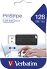 Picture of Verbatim Store n Go        128GB Pinstripe USB 2.0 black    49071